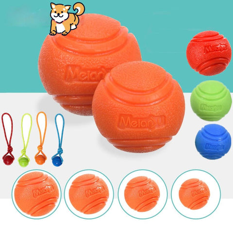 Indestructible Chewing Bouncy Rubber Ball Toys for Dogs