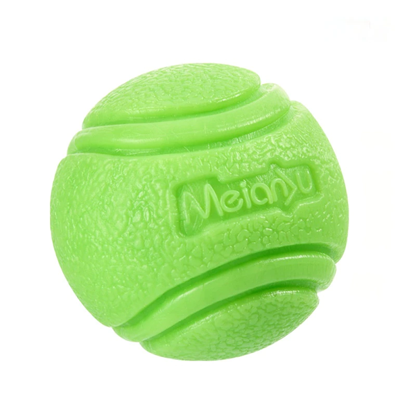 Green Color Bouncy Rubber Ball Toy