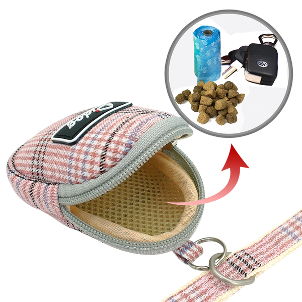 No Pull Harness Vest and Leash Set with a Storage Pouch