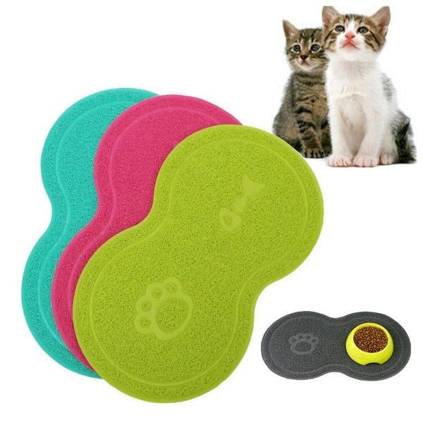 Food & Water Bowl Placemat for Pet Feeding - Waterpoof