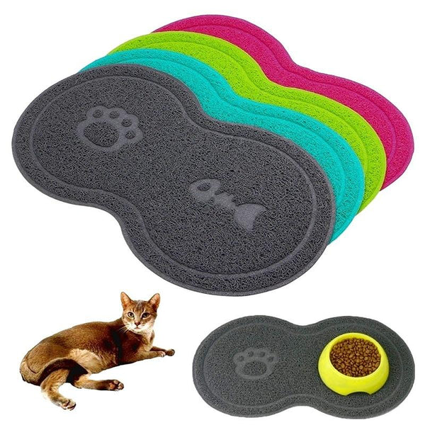 Food & Water Bowl Placemat for Pet Feeding