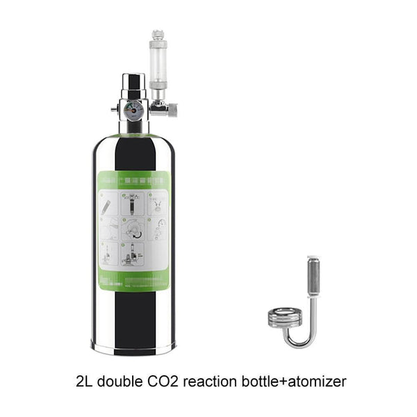 2L Double CO2 Reaction Cylinder and Atomizer Set