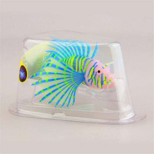 Aquarium Artificial Luminous Lionfish Fish Tank Aquatic Landscape Silicone Fish Decoration
