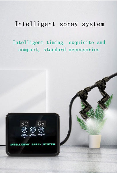 Intelligent Reptile Terrarium Fogger Device Humidifier Mist Spray System Automatic Timing