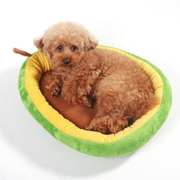Avocado Shape Soft Washable Pet Bed for Small Dogs, Cats