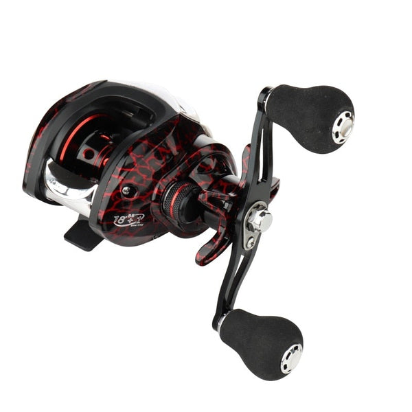 Left/Right Hand Baitcasting Fishing Reel 7.2:1 With Magnetic Brake