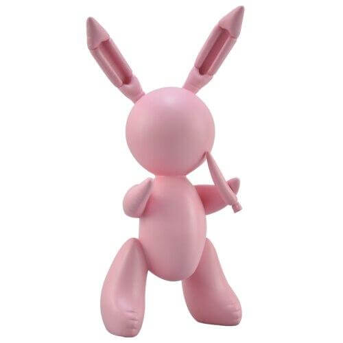 Balloon Bunny Figurine - Pink Color
