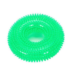 Bite Resistant Chewing Teeth Cleaner Toy for Dogs - Green Color