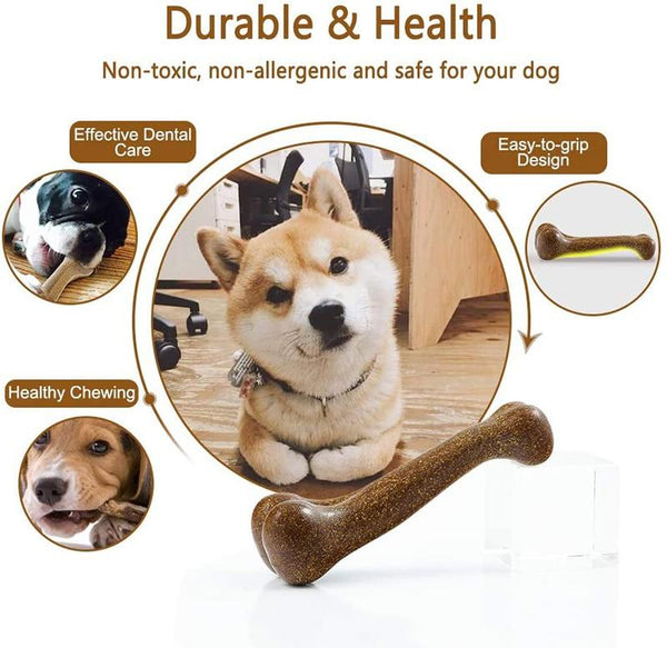 Dog Bone Natural Non-Toxic Toys For Small Medium Large Dogs Pet Chewing Toy