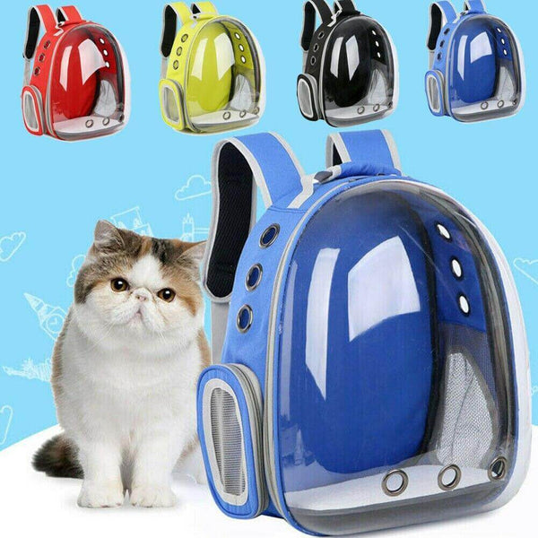 Bubble Capsule Pet Carrier Bag Outdoor Travel Backpack - For Cats and Small Dogs