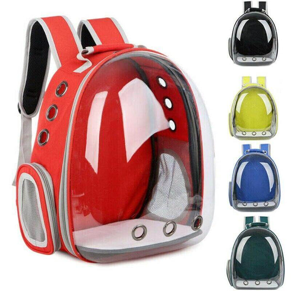 Bubble Capsule Pet Carrier Bag Outdoor Travel Backpack - Multicolor