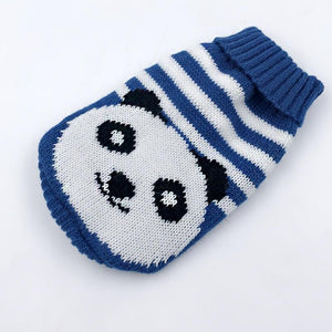 Winter Cartoon Clothes Warm Knitted Christmas Sweater Style For Small Dogs, Cats