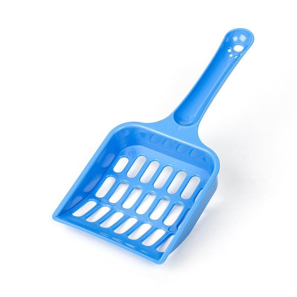 Cat Litter Shovel Cleaning Tool Plastic Scoop Toilet Cleaner Supplies - Light Blue Color