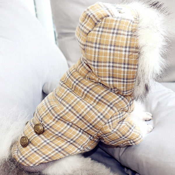 Classic Fur Coat Thick Warm Winter Jacket Clothes for Dogs