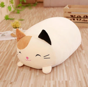 Cute Fat Dog & Cat Soft Plush Stuffed Animal Cartoon Pillow 30cm