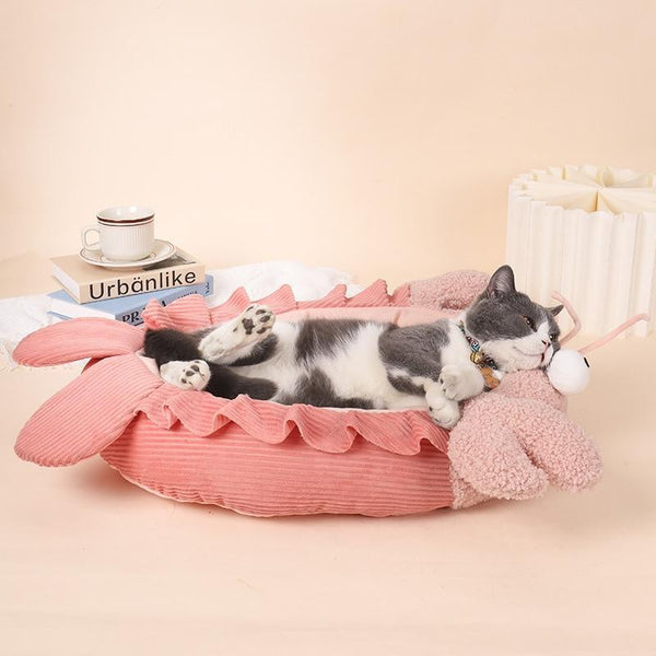 Cute Lobster Bed House Medium Size Pet Beds Soft Warm Cuddle Bed for Cats, Dogs