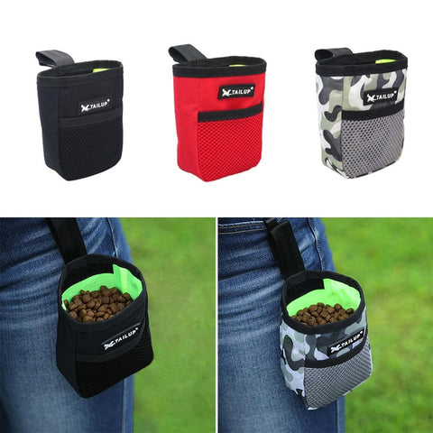 Portable Dog Training Snack, Treat Holder Bag Large Capacity Waist Bag
