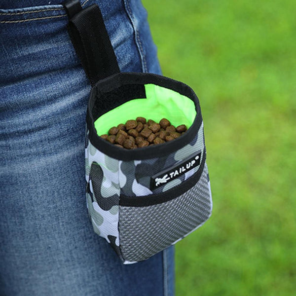 Portable Dog Training Snack, Treat Holder Bag Large Capacity Waist Bag
