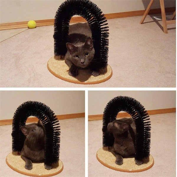 Free Standing Cat Arch Brush, Self Grooming Brushes