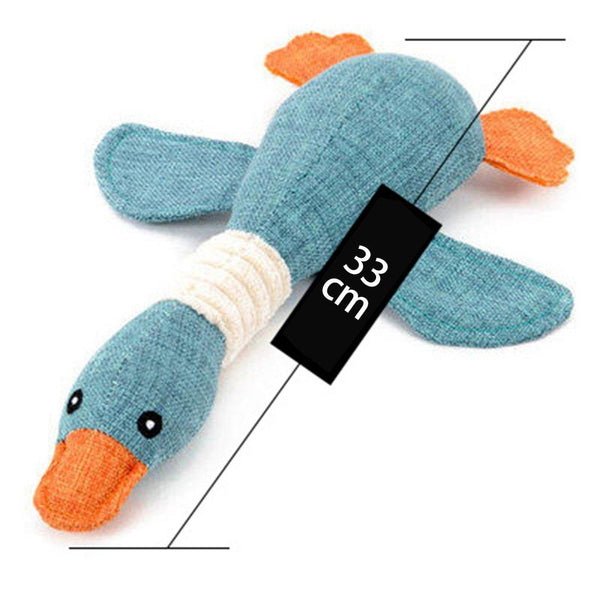 Goose Shape Plush Pet Toys with Sounds