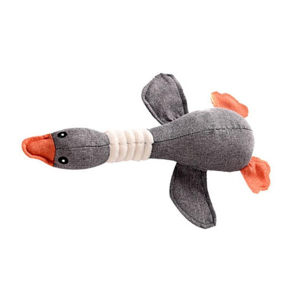 Goose Shape Plush Pet Toys with Sounds