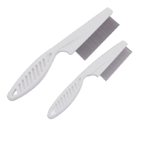Pet Hair Grooming Stainless Steel Fine Tooth Comb Brush Tool
