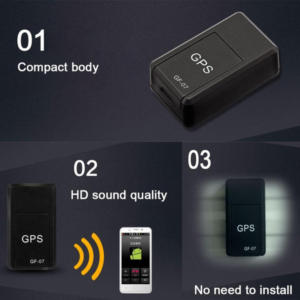 GSM Mini GPS Tracking Device, Magnetic, Anti Lost Per Tracker - Sound Recording Functions
