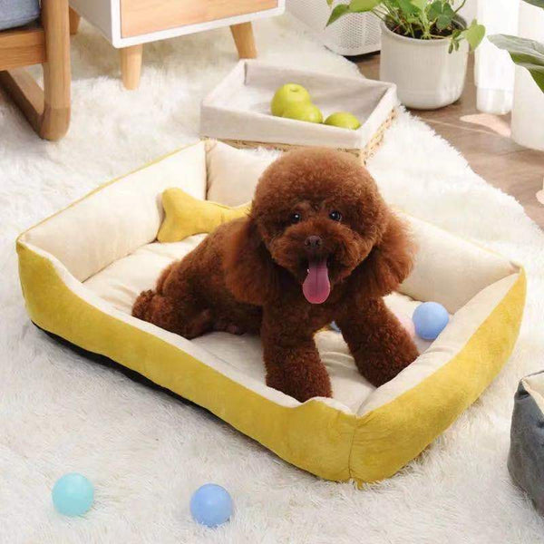 Super Soft Sofa Dog Beds Waterproof Bottom Soft Fleece Warm Bed For Dogs