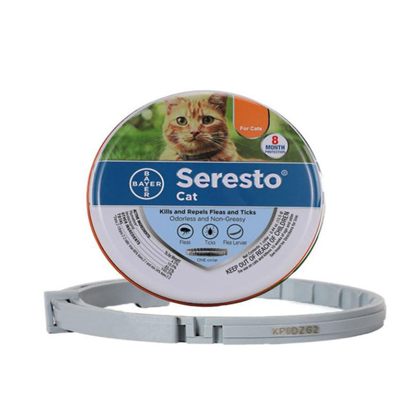 Insect Prevention Collar for Cats and Dogs, Adjustable Small-Large Size - For Cat