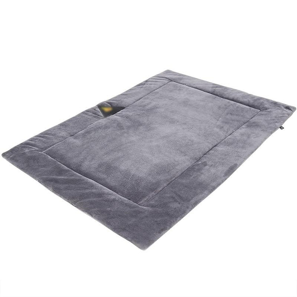 Soft Fleece Self Heating Insulated Pet Bed Mat - Gray Color