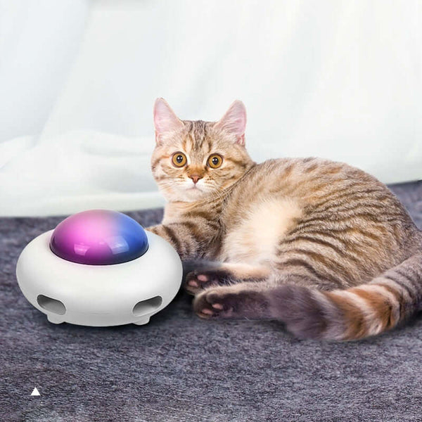 Automatic Cat Teaser Toy Interactive Electric Feather Teasing