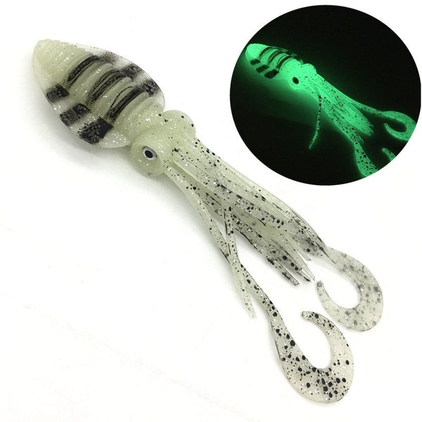 Luminous Squid Jig Fishing Lure Wobbler Bait 12-18cm