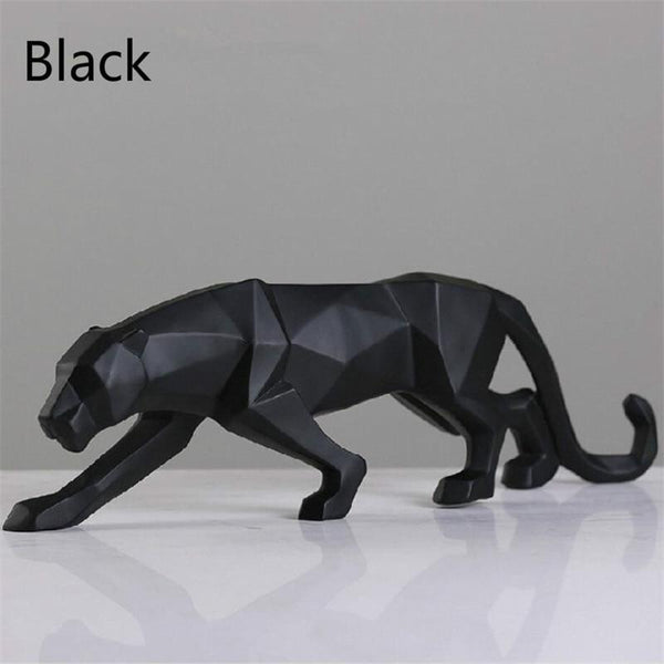 Leopard Figurine - Black Color