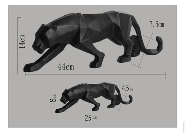 Leopard Figurine - Dimensions