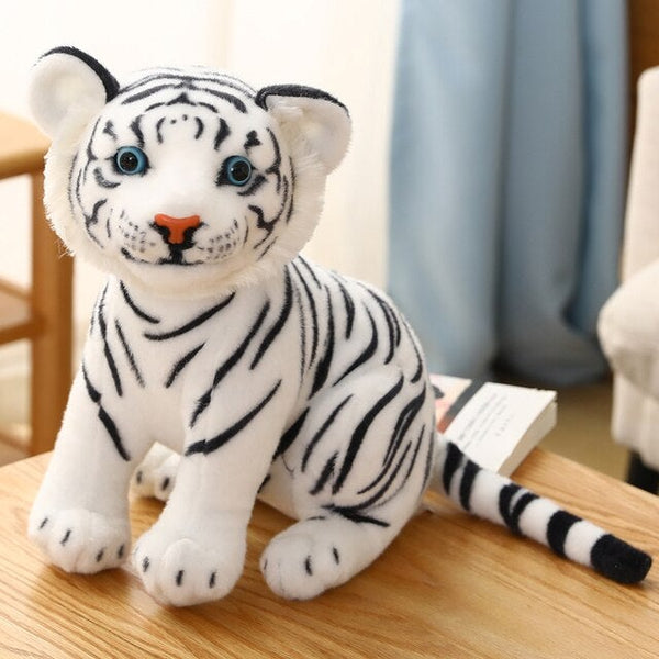 Lifelike Giant Plush Tiger Toy Stuffed Animal Big Cat Doll Cub-Adult Version