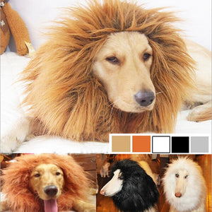 Lion Mane Costume for Dogs Photo Prop Accessories