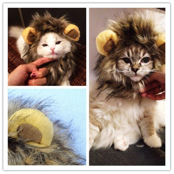 Lion Mane Costume for Cats  Decoration Clothes Photo Props