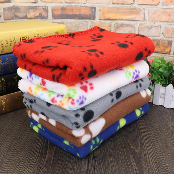 Paw Print Soft & Warm Pet Blankets