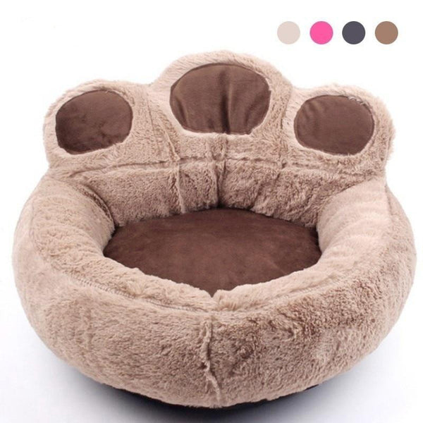 Paw Shape Dog, Cat Beds 4 Colors Pets Sleeping Bed Soft Cushion