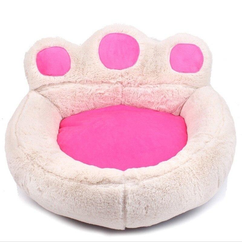 Paw Shape Dog, Cat Beds 4 Colors Pets Sleeping Bed Soft Cushion