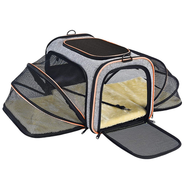 Expandable and Foldable Pet Carrier