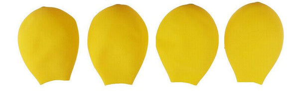 Pet Rubber Rain Shoes Waterproof Balloon Boots Footwear Cats, Dogs - Yellow Color