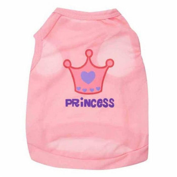 Pets Printed Summer T-shirt - Pink Princess