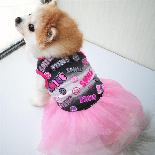 Pet Wedding Dress Skirt Clothes for Small Dogs, Cats
