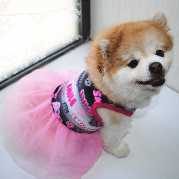 Pet Wedding Dress Skirt Clothes for Small Dogs, Cats