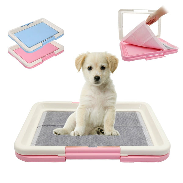Portable Dog Toilet Training Indoor Pets Potty Tray