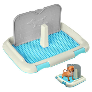Indoor Dog Potty Toilet Puppy Training Pad Holder Tray Easy Cleanup