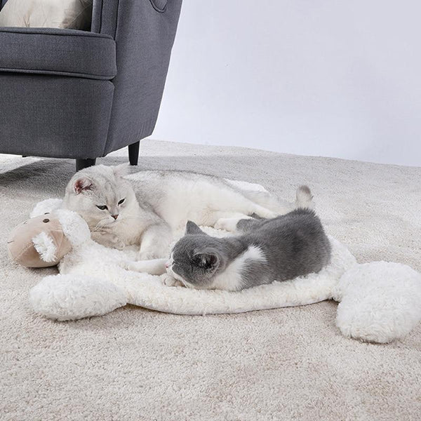 Pets Soft Sheep Shaped Sleeping Mat for Cats, Dogs