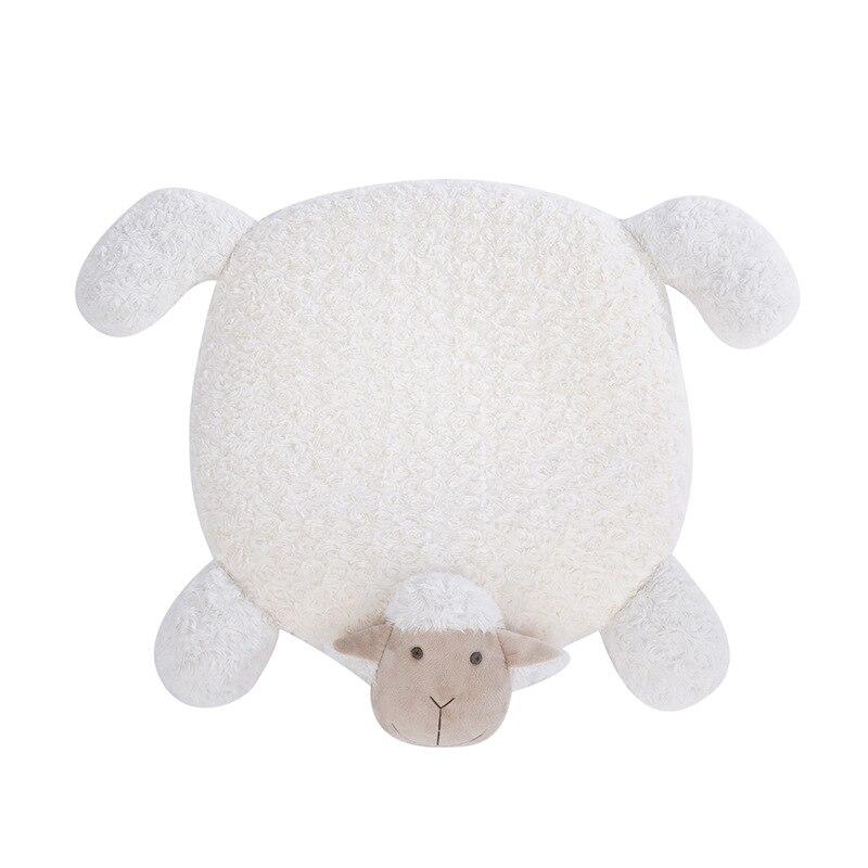 Pets Soft Sheep Shaped Sleeping Mat for Cats, Dogs - White Color