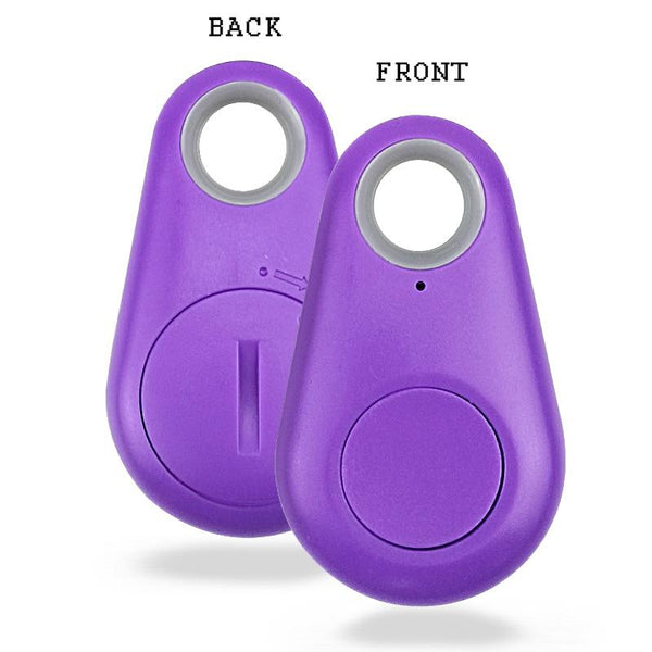 Smart GPS Tracker Anti Lost Pet Locator Bluetooth Alarm Sensor - Purple Color